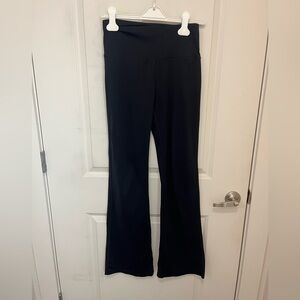 Black flare pants